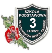 Logo Szkoła Podstawowa nr 3 im. Bohaterów Monte Cassino w Zabrzu 